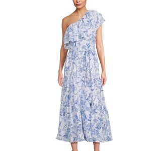 NWT Lilly Pulitzer Mayella One Shoulder Midi Dress